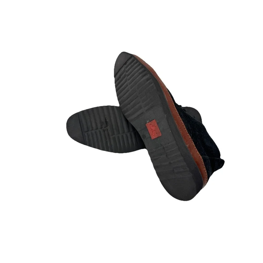 🔥BUGATCHI 🎱Black Suede Chukka Boots - Mid Top Lace‎ Up - Luxury Designer -11